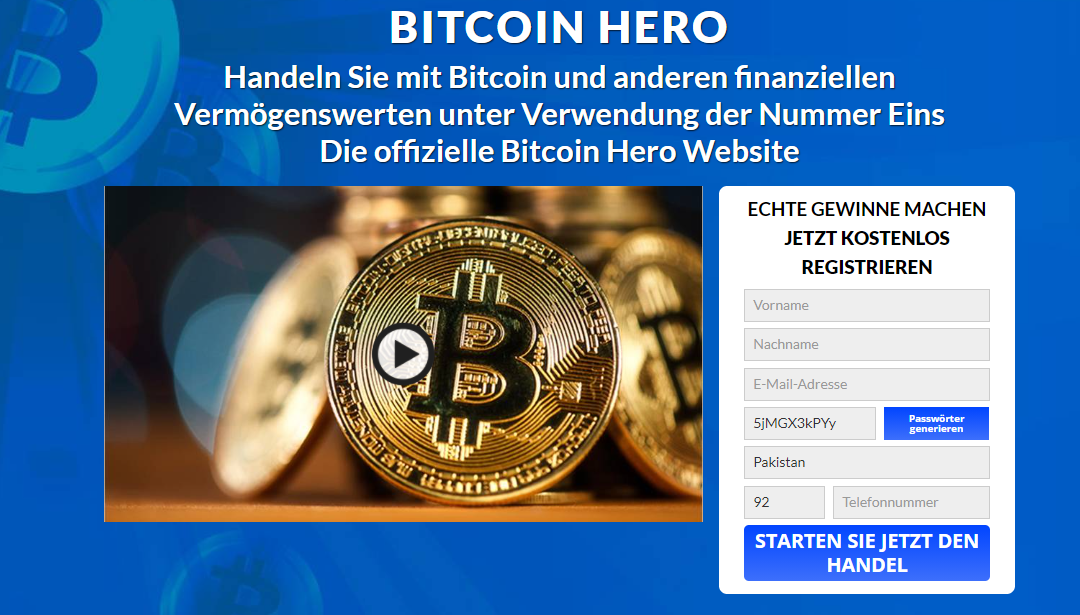 Bitcoin Hero Review 2022: Funktioniert diese App wirklich? Oder ist es ein Betrug?