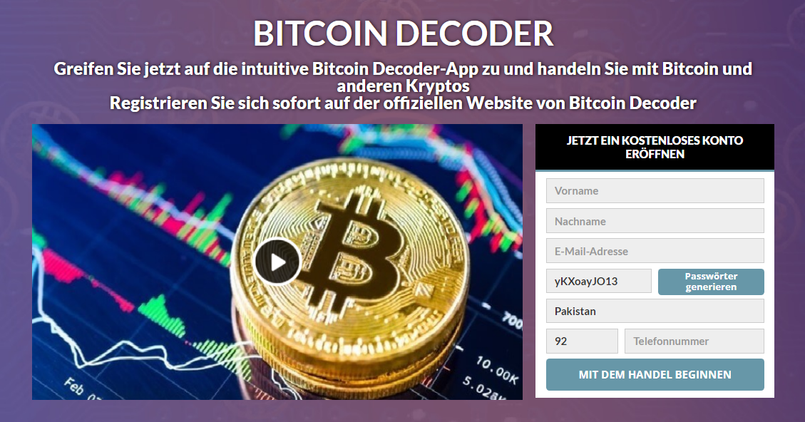 Bitcoin Decoder – Ehrliche Bewertung durch einen Händler – Ist es legitim oder Betrug?