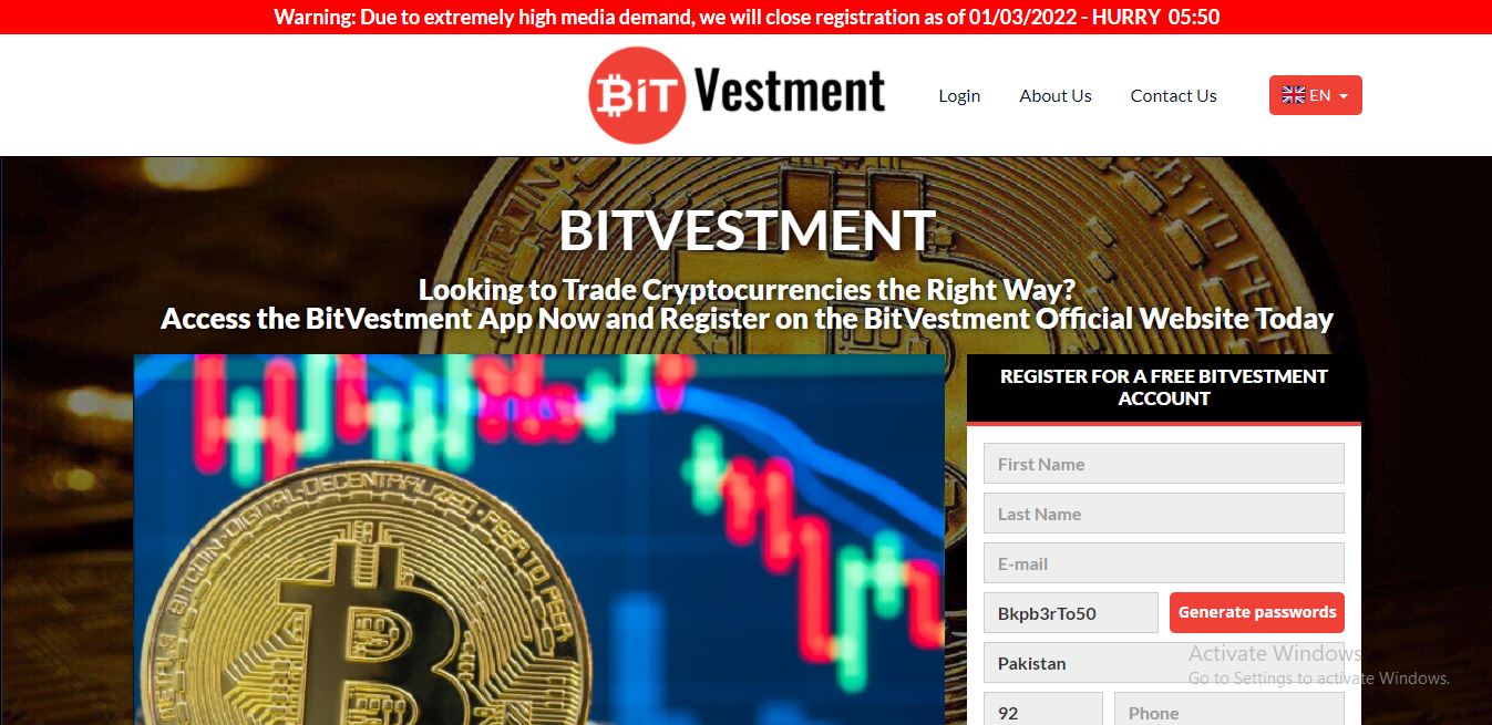 BitVestment  Review: Treten Sie BitVestment  bei, um die ultimativen Vorteile des Handels zu erhalten!