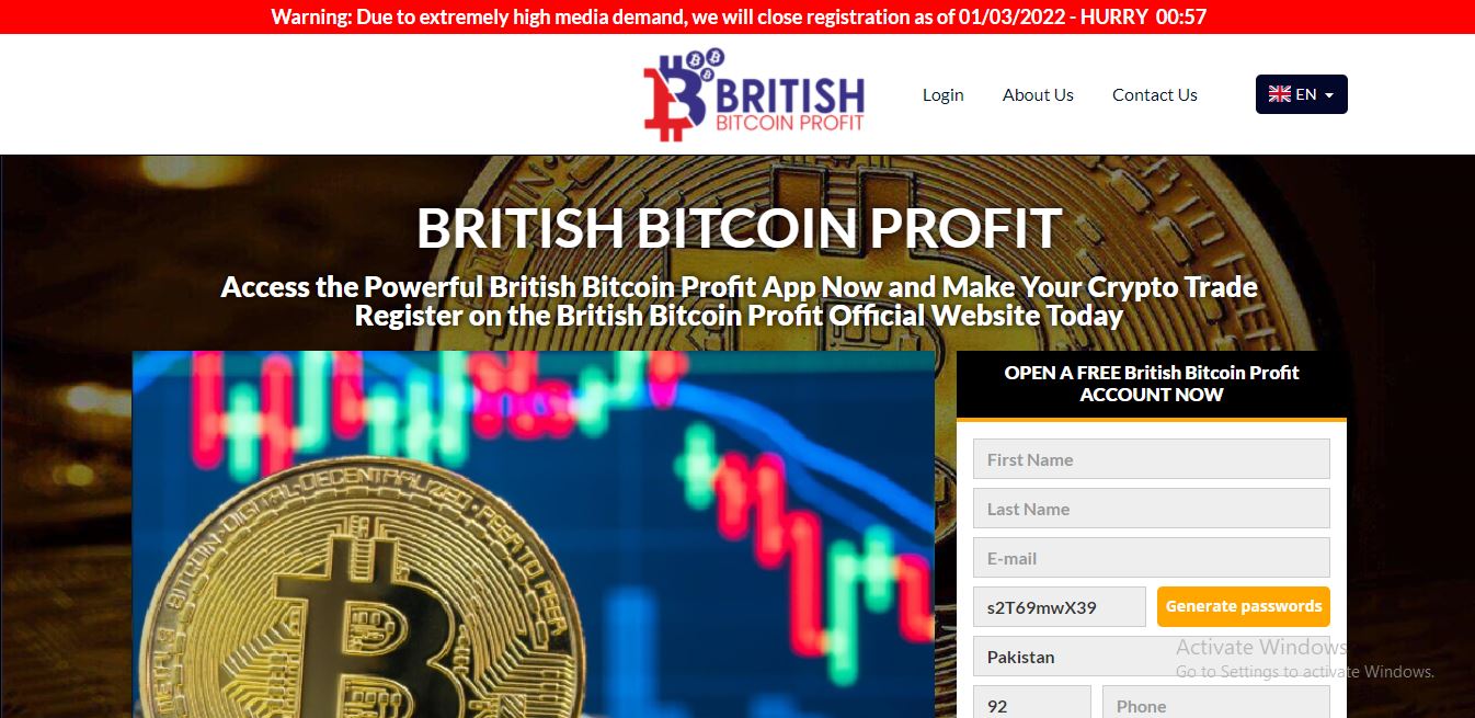 British Bitcoin Profit  Review: Haben Sie die beste Handelsplattform gewählt?