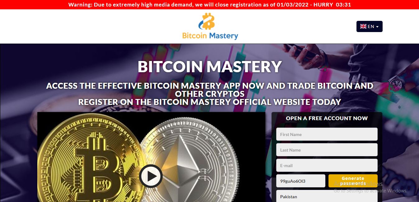 Bitcoin Mastery Review: Ist es legitim oder ist es ein Betrug?