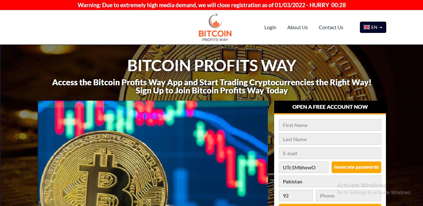 Bitcoin Profits Way Review: Ein Betrug oder legitim?